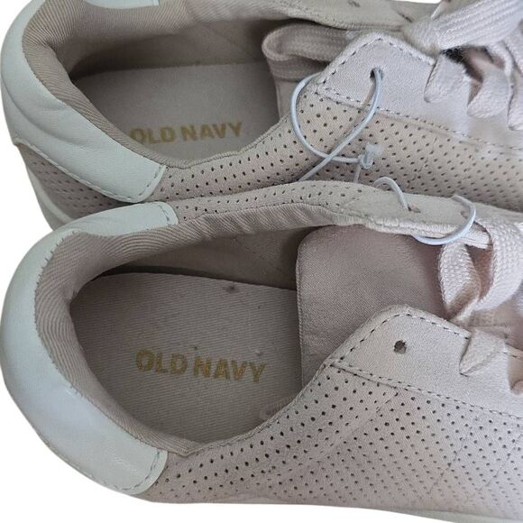 Old Navy Women's Size 6 Pink Blush It Out Classic Sneakers - Picture 4 of 7